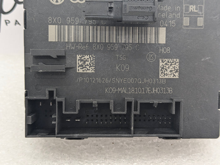 2015-2018 Audi 8U Q3 Rear Door Control Module 8X0959795C
