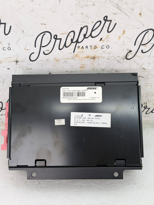 Porsche 996.2 911 Carrera 4 Cabrio/Convertible BOSE Audio Amplifier 99664533900