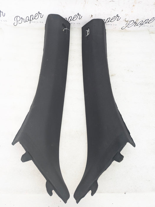 BMW E92 335i 328i M3 Left/Right A Pillar Trim Black 7117467/7117468