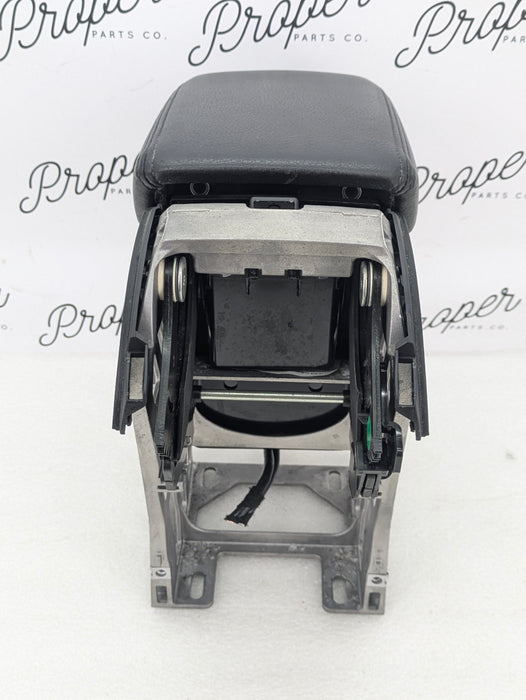 2015-2018 Audi 8U Q3 Front Center Console Armrest Black Leather Compartment Mechanism 8U0864207/8U0864283 *DAMAGED