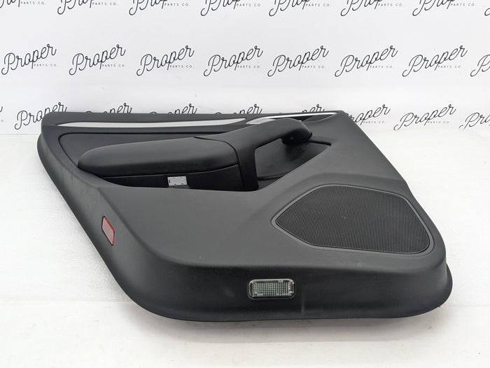 2016-2018 Audi 8U Q3 Left Rear Interior Door Panel Card Black 8U0867305