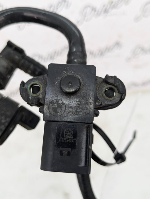 BMW F10 535xi Fuel Tank Breather Ventilation Valve Solenoid & Lines 7636155/7585278