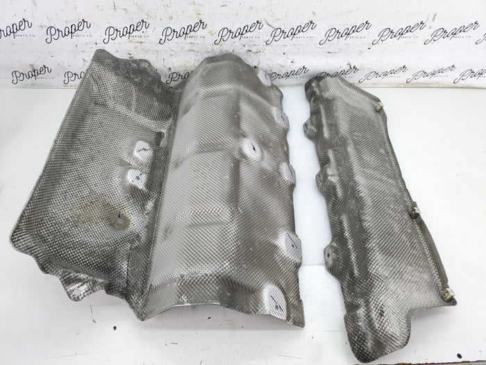 BMW G20 G22 G23 G26 330ix M340ix Front/Rear Muffler Exhaust Heat Shields 7340982/7341000