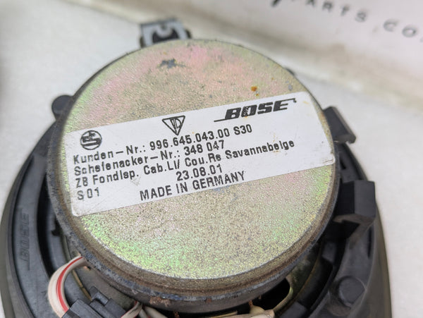 Porsche 996.2 911 Carrera 4 BOSE Rear Left/Right Speakers Savanna Beige 99664504300/99664504400