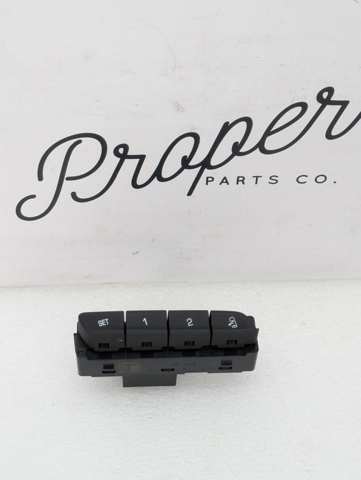 Chevrolet C7 Corvette Stingray Left/Driver Side Seat Adjuster Memory Switch Buttons 22782141