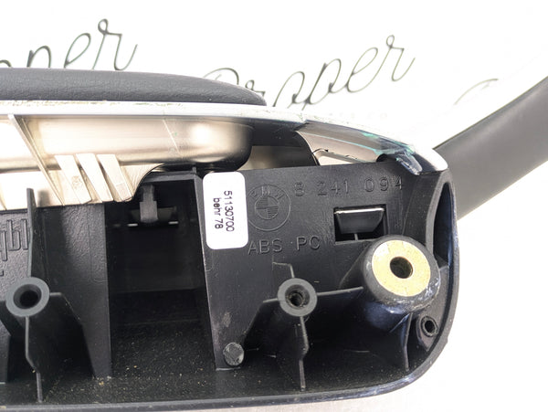 BMW E46 M3 330ci 328ci 325ci 323ci Coupe/Convertible Door Handle Armrest Right Titanium Silver Black Leather 6906496