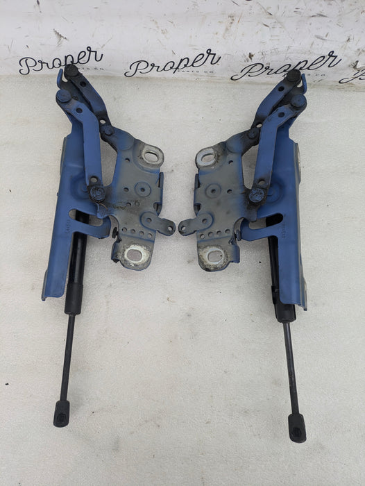 BMW F32 F30 F31 F33 F34 F36 3 & 4 Series Left/Right Hood Hinges Estoril Blue (B45) 141617286343/41617286344