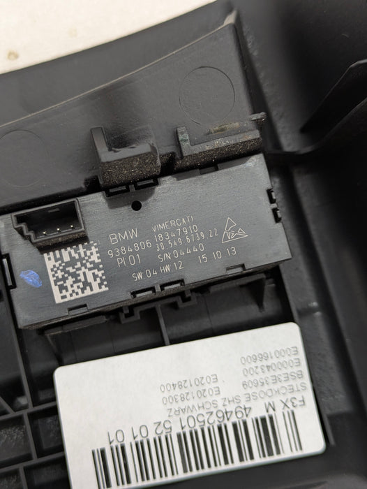 BMW F30 340xi Msport Rear Center Console Vent Trim & Heated Seat Switch 9222046/9384805/9207330