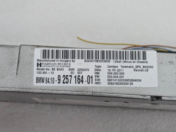 BMW E90 E91 E92 E93 335xi 328xi 323i M3 LCI Bluetooth Telematics Control Module 9257164