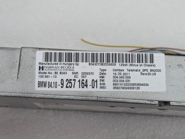 BMW E90 E91 E92 E93 335xi 328xi 323i M3 LCI Bluetooth Telematics Control Module 9257164
