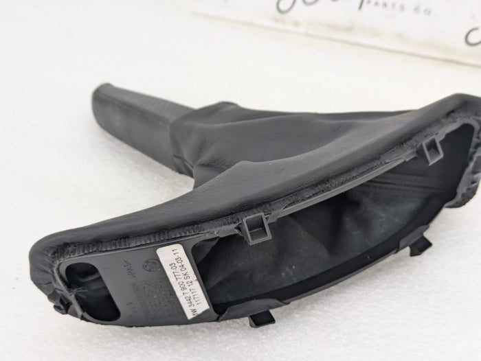 BMW E90 E91 E92 E93 3 Series M Sport Perforated Black Leather Parking Brake Boot 7900777