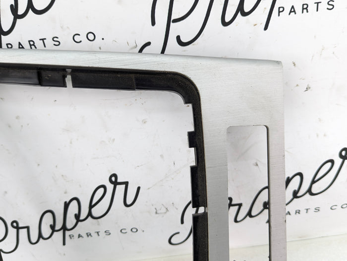 BMW E46 M3 330Ci 325Ci Coupe Brushed Aluminum Shifter Bezel Trim 51167052061