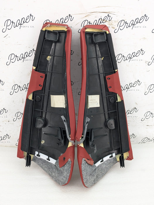 BMW E92 M Sport Interior Seats Set Coral Red Leather 8695884/6970729/6970730/9168956/6962584/7119846/7119815