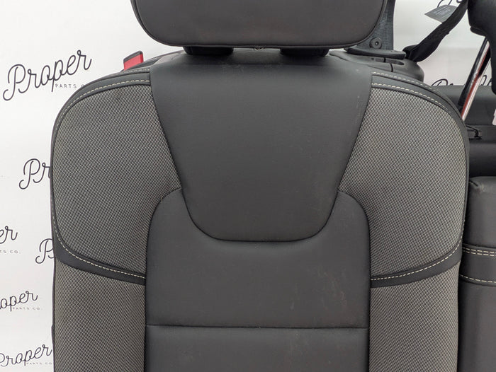 2021 Volvo V60 T6 R-Design Rear Right/Center Black Leather Upper Seat Back *DAMAGED*