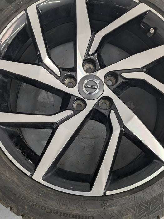 2021 Volvo V60 T6 R-Design Y Spoke Black Diamond Cut Wheel 8 X 18 Et 42 31471311 #2