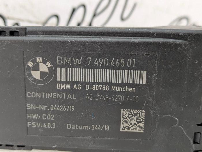 BMW F36 440xi Front/Rear Left/Right Seat Heating Control Module 7490465