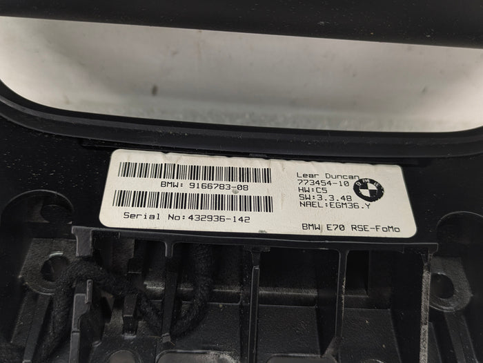 BMW E70 E71 X5 X6 M 50i 45i 35i Rear Seat Entertainment Screen Video Display 9166783