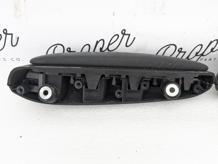 BMW E46 M3 330ci ZHP M Sport Convertible Rear Panel Armrest Set Black Cube Trim *Damaged*
