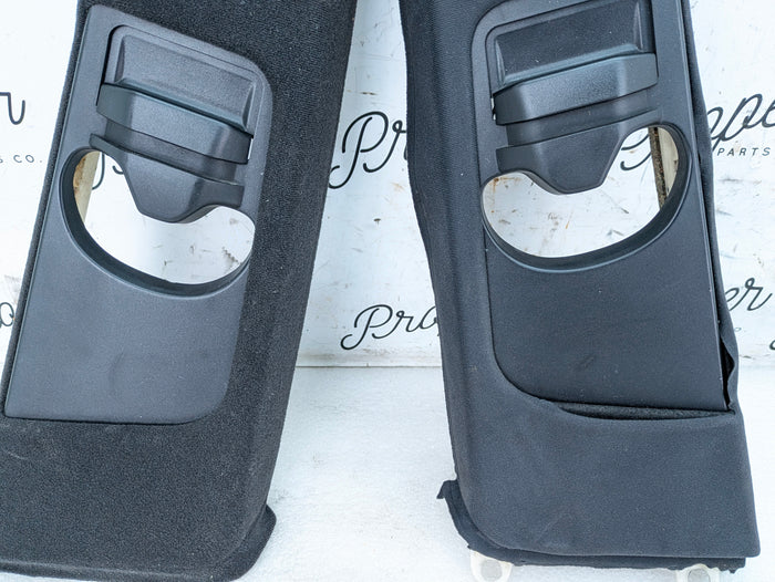 BMW E46 M3 330ci 328ci 325ci 323ci Coupe Left/Right B Pillar Set Black 7057296/7057295