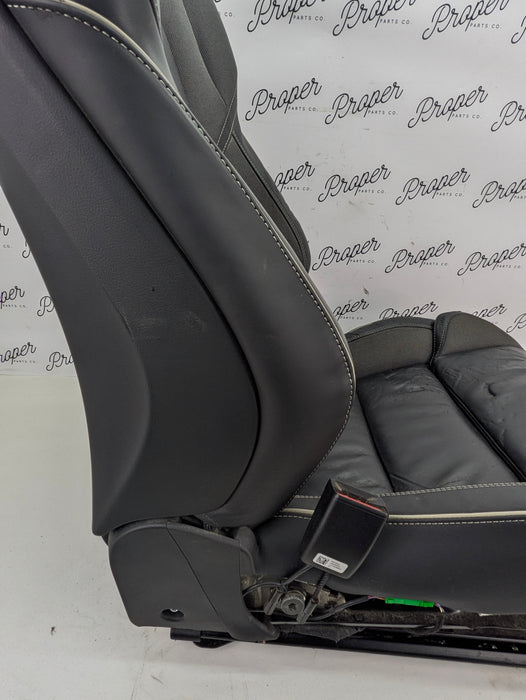 2021 Volvo V60 T6 R-Design Front Left/Driver Side Black Leather Heated Seat *DAMAGED*