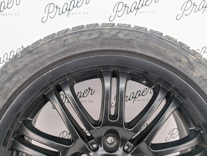 BMW E46 M3 OEM Black Staggered Style 67 Front M-Double Spoke Wheels/Rims Set Of 4 18X8 18x9 2229950/2229960 *Note*