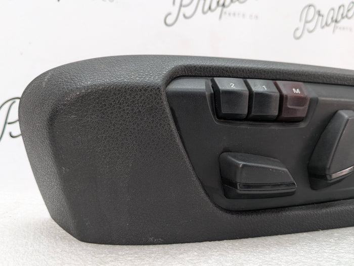 BMW F30 F31 Front Left/Driver Side Sport Seat Control Switch Buttons W/Trim 9276627