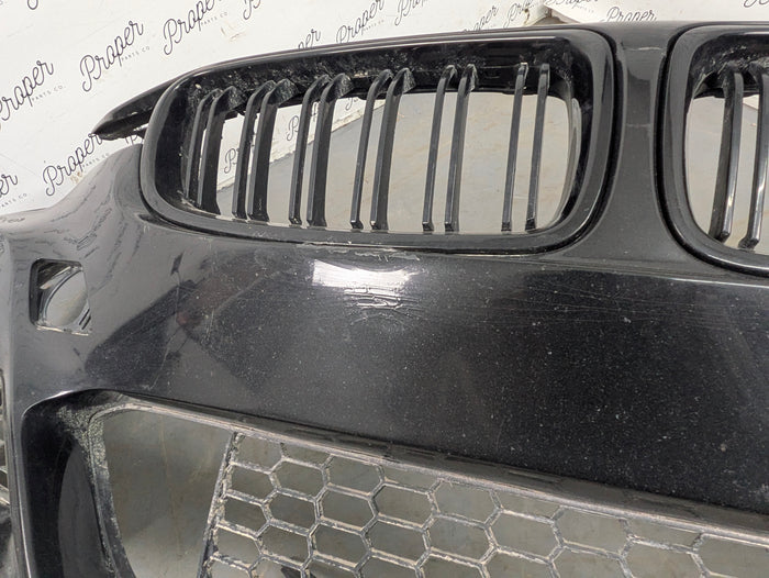BMW F30 F31 3 Series M Sport Front Bumper Black Sapphire Metallic (475) *DAMAGED*