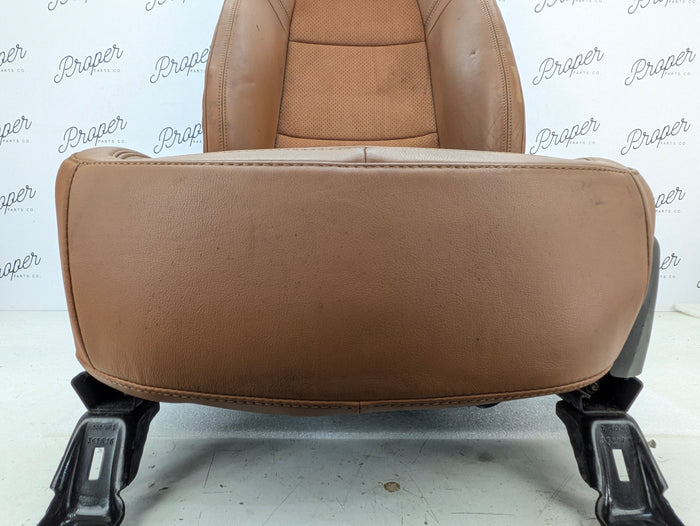 Chevrolet C7 Corvette Stingray 3LT Left/Driver Side GT Napa Leather Heated & Vented Seat Kalahari Brown (346) *DAMAGED*