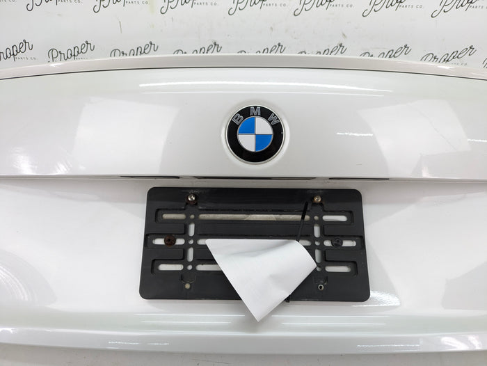 BMW F22 228xi M235xi 230xi M240xi F87 M2 Trunk Lid Mineral White (A96) 41007377970