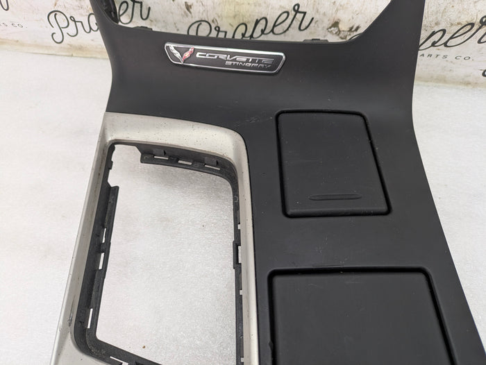 Chevrolet C7 Corvette Stingray Z51 Center Console Shifter Surround Trim Assembly 22940550 *DAMAGED*