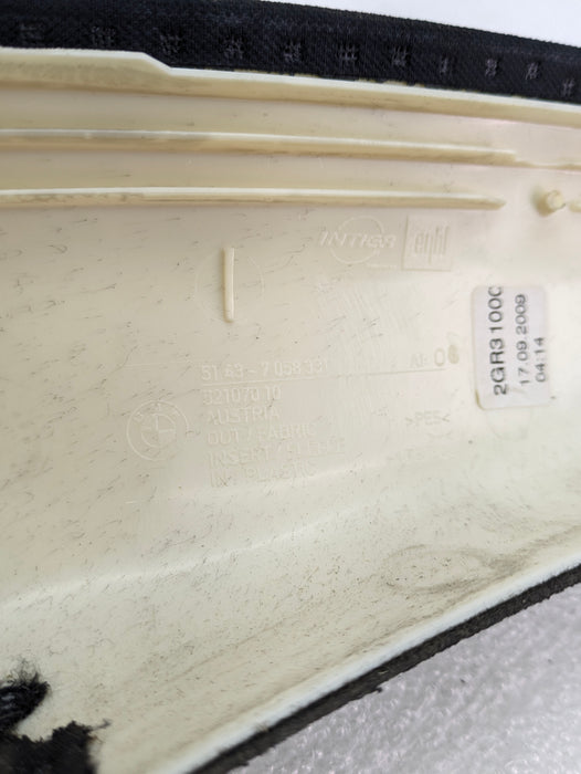 BMW E90 335xi 328xi Sedan Black Headliner Upper Interior Set	51448046413