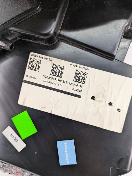 Mercedes-Benz C117 CLA250 Dash Storage Glovebox Compartment Black A1176804200