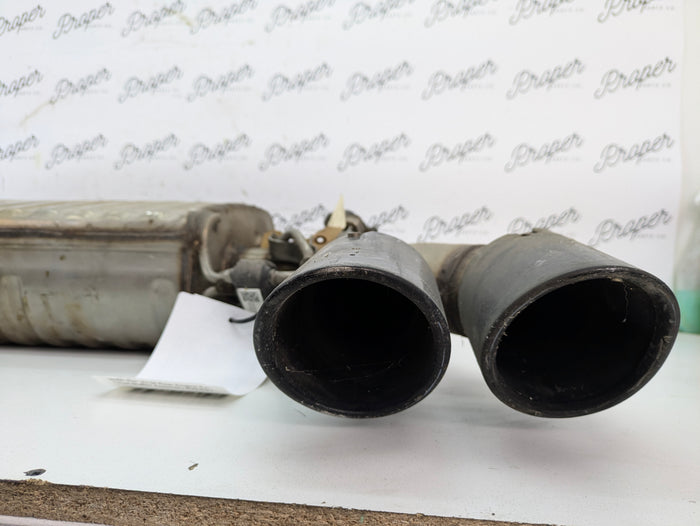 BMW F97 X3 M S58 Engine Rear Valved Black Tip Exhaust Muffler Silencer 8093523 *Damaged*