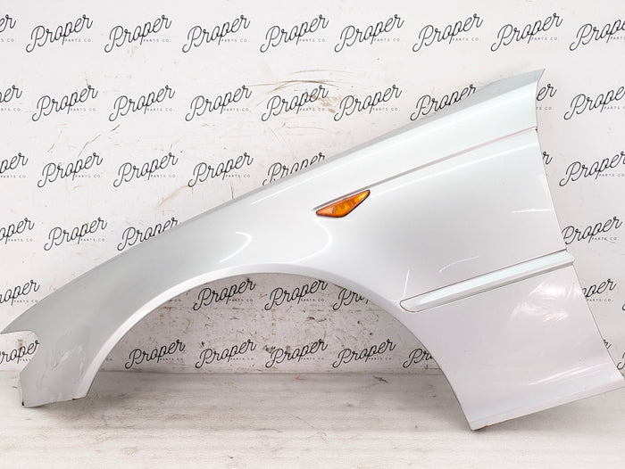 BMW E46 Facelift Coupe Convertible Driver Left Front Fender Titan-Silber (354) *Note*