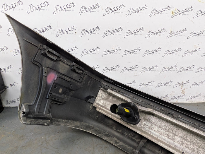 BMW E46 325ci Coupe Rear Bumper Assembly W/Crash Bar Titanium Silver (354)