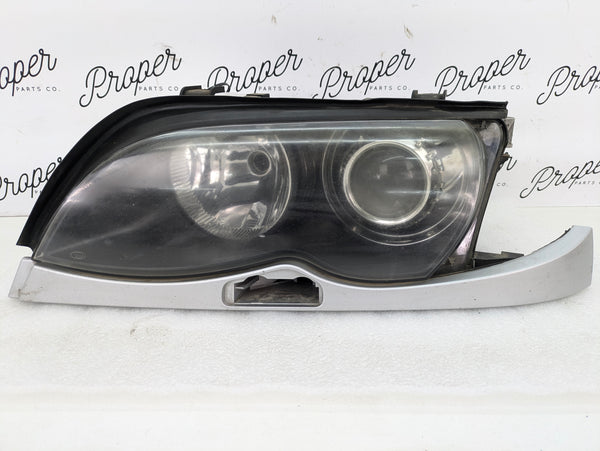 BMW E46 330i 325i Sedan Wagon LCI Front Right Bi-Xenon ZKW Headlight 7165833 *For Parts*