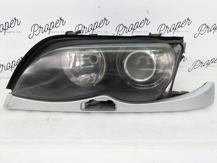 BMW E46 330i 325i Sedan Wagon LCI Front Right Bi-Xenon ZKW Headlight 7165833 *For Parts*
