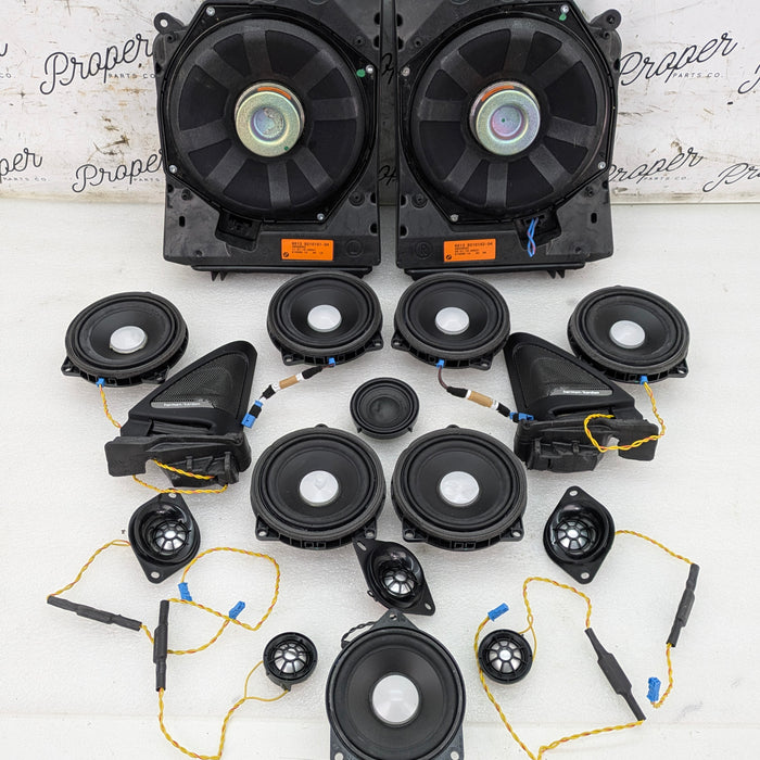 BMW F32 435xi 428xi 440xi 430xi Complete Harman Kardon Audio Speaker/Subwoofer/Tweeter Set