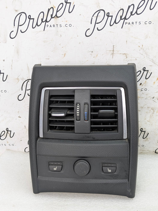 BMW F30 340xi Msport Rear Center Console Vent Trim & Heated Seat Switch 9222046/9384805/9207330