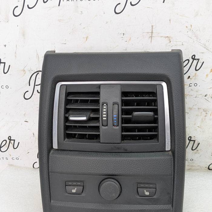 BMW F30 340xi Msport Rear Center Console Vent Trim & Heated Seat Switch 9222046/9384805/9207330