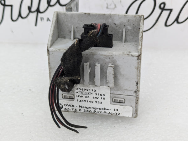 BMW E46 M3 330ci 328ci 325ci 323ci 320i Anti Theft Inclination Angle Tilt Indicator Sensor Module 8386932