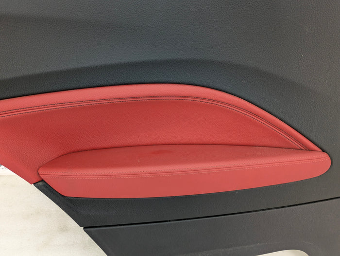 BMW F22 228xi M235xi 230xi M240xi Left/Driver Side Rear Coral Red Interior Door Panel Card 7311483