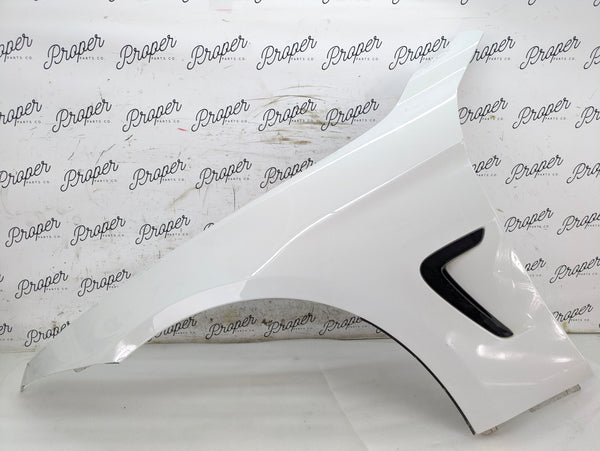 BMW F36 F33 F32 435xi 440xi 428xi 430xi Pre-LCI Left/Driver Side Fender Alpine White 3 (300) 41357438441 *DAMAGED*