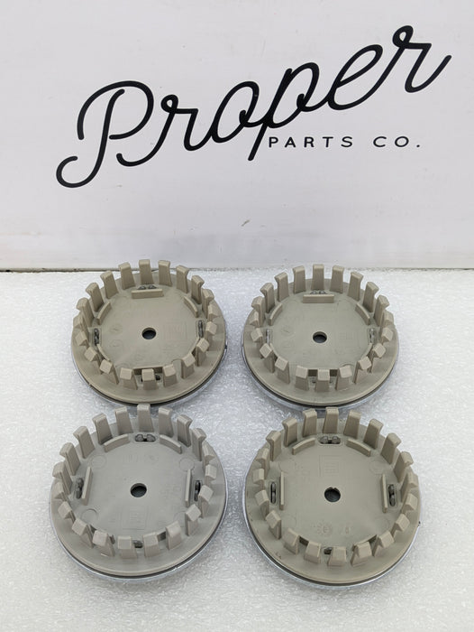 Chevrolet C7 Corvette Logo/Emblem/Badge Argent Grey Wheel Rim Center Caps Set Of 4 68mm 9595010/20995597