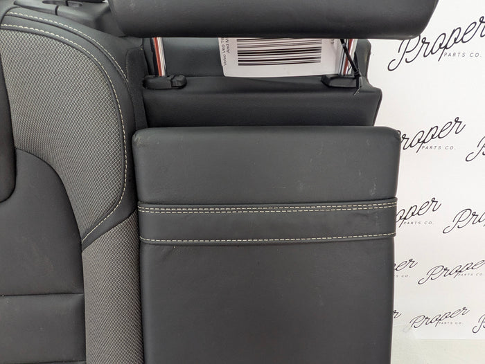 2021 Volvo V60 T6 R-Design Rear Right/Center Black Leather Upper Seat Back *DAMAGED*