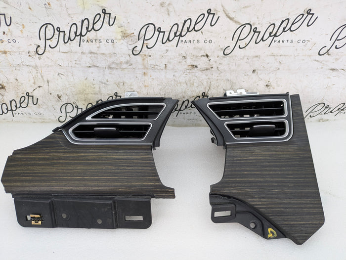 Tesla Model S Wood Dashboard Trim Set 1007821-00-D/1007827-00-C/1007834-00-C *DAMAGED*