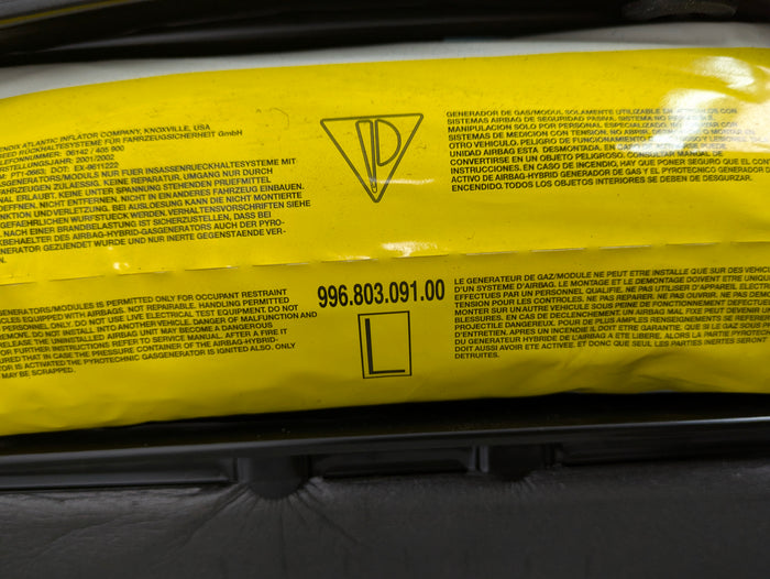 Porsche 996.2 911 Carrera 4 Cabriolet Convertible Left/Driver Side Complete Door Assembly Schwarz/Black (041)