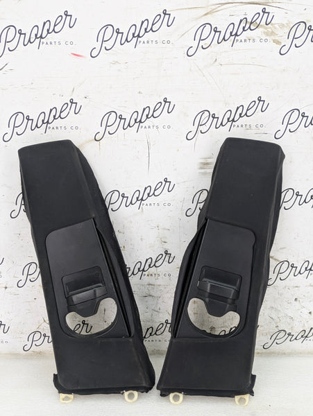 BMW E46 330ci M3 328ci 325ci 323ci Coupe Left/Right B Pillar Set Black 7057296/7057295