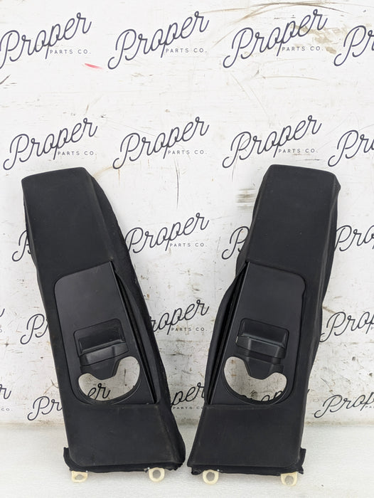 BMW E46 330ci M3 328ci 325ci 323ci Coupe Left/Right B Pillar Set Black 7057296/7057295