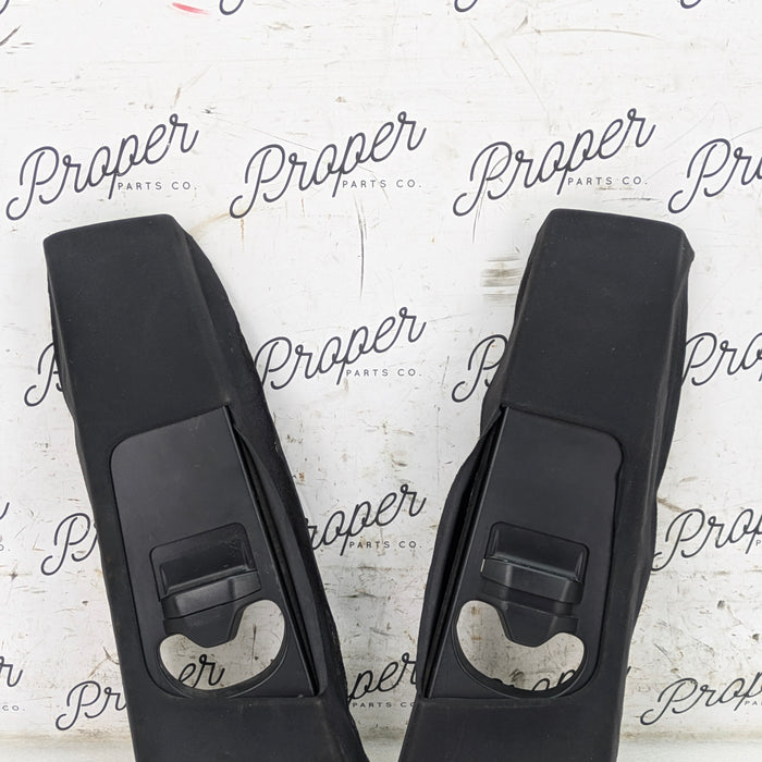 BMW E46 330ci M3 328ci 325ci 323ci Coupe Left/Right B Pillar Set Black 7057296/7057295